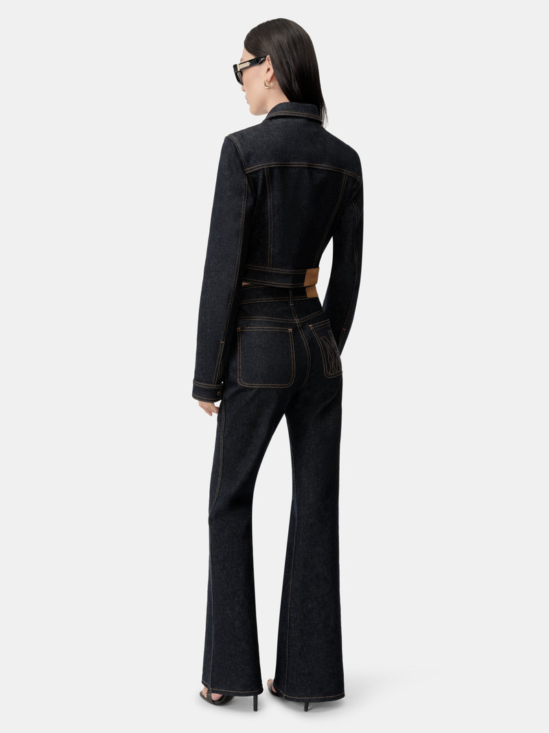 WOMEN'S ZIP UP FLARE JEAN 2