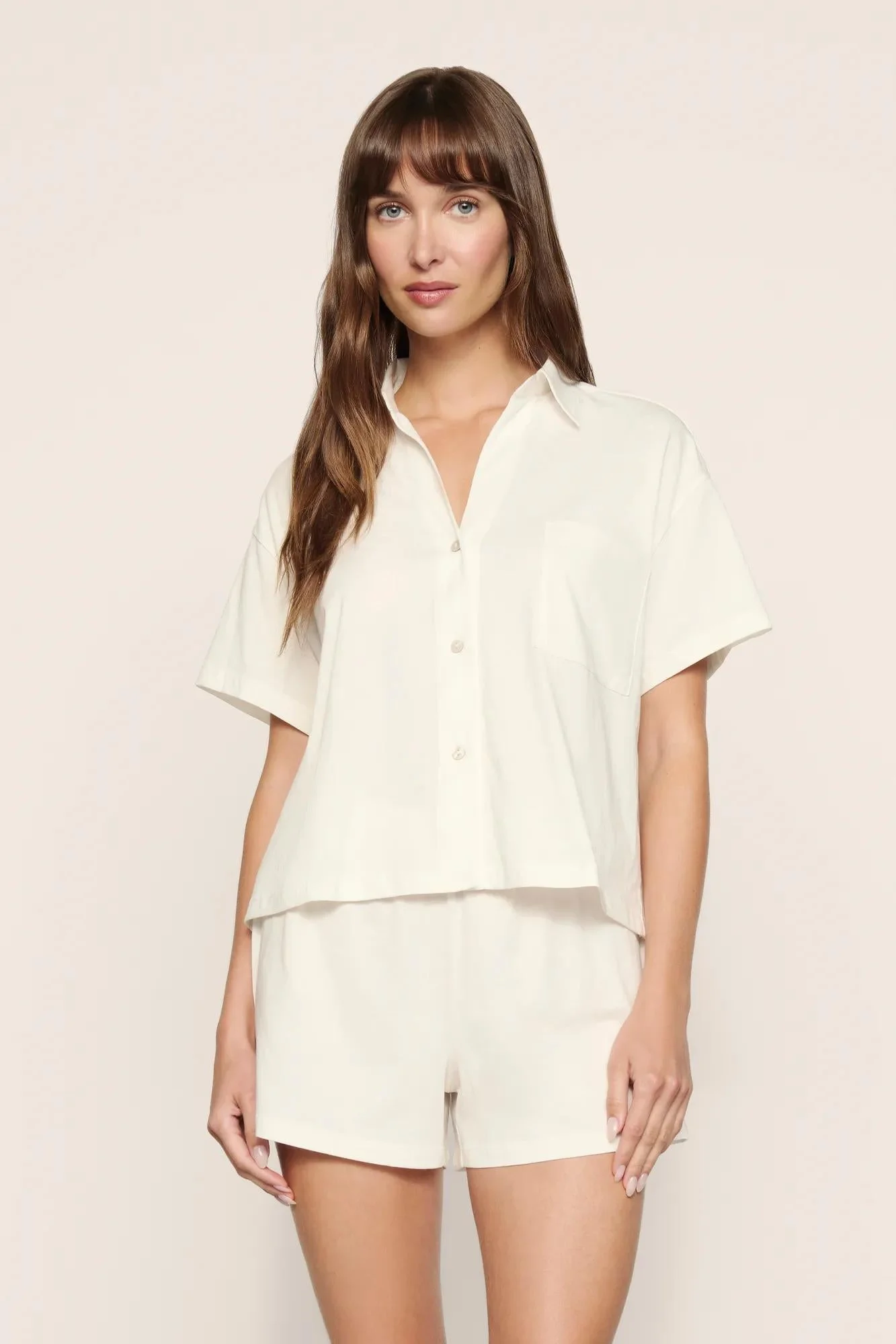 Pima Cotton Short PJ Set - 1