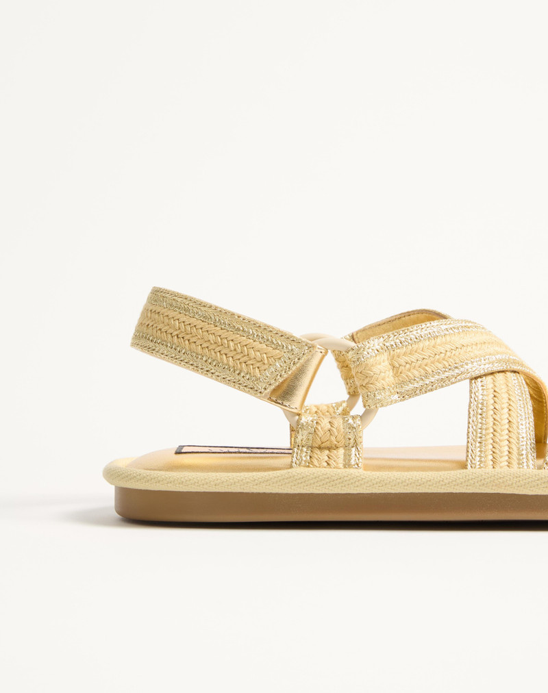 Valentino LAKE POWELL SANDAL WITH CROCHET EMBROIDERY outlook