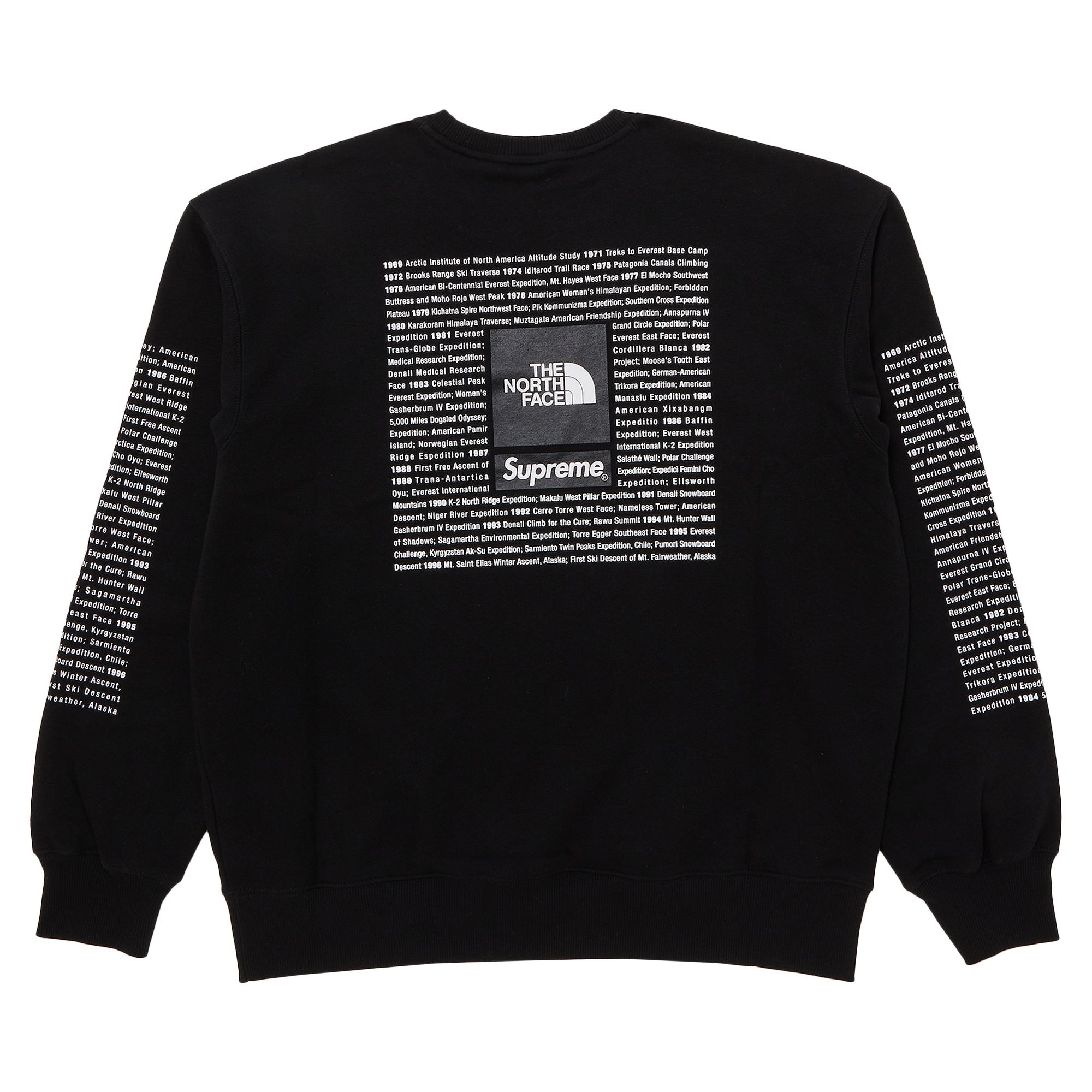 Supreme x The North Face Crewneck 'Black' - 2