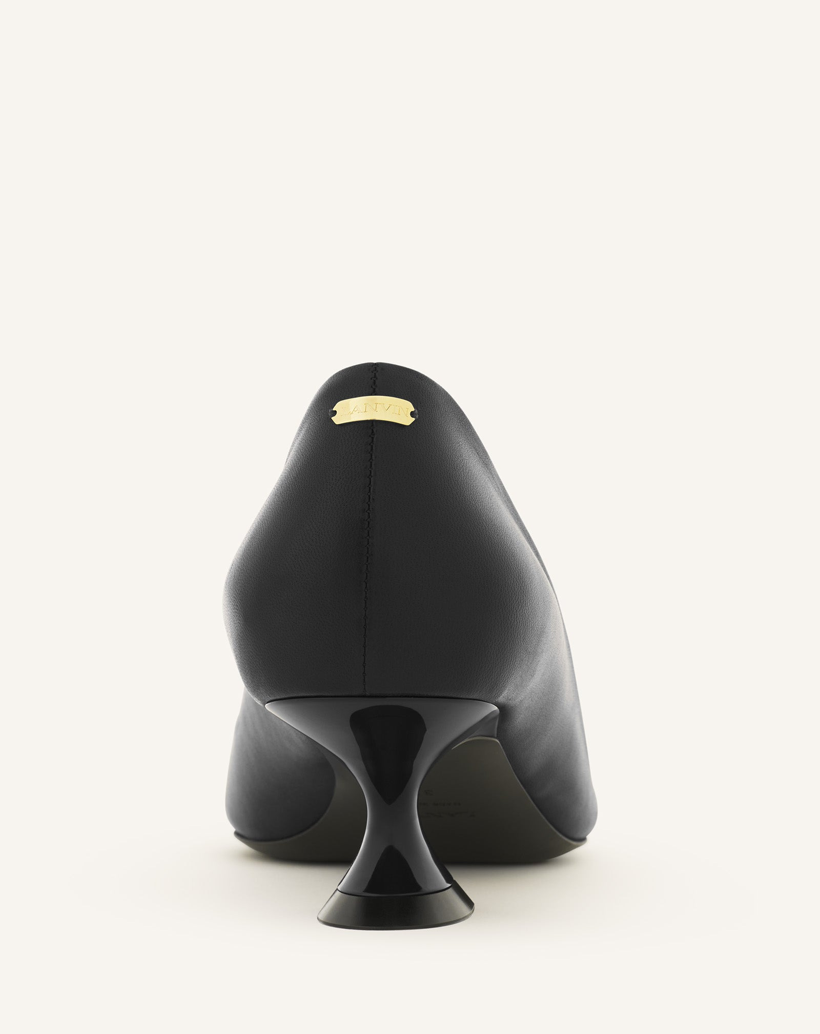 MIDNIGHT STEP PUMP IN LEATHER - 6