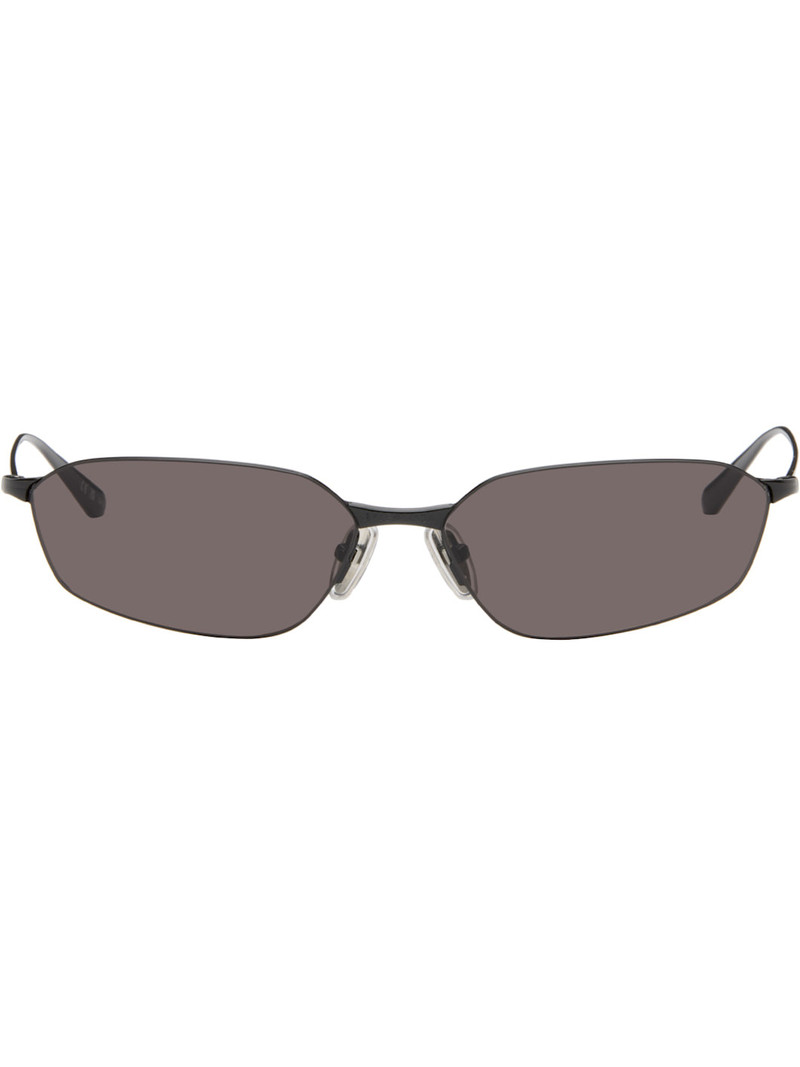 Black Engraved-Logo Sunglasses 1