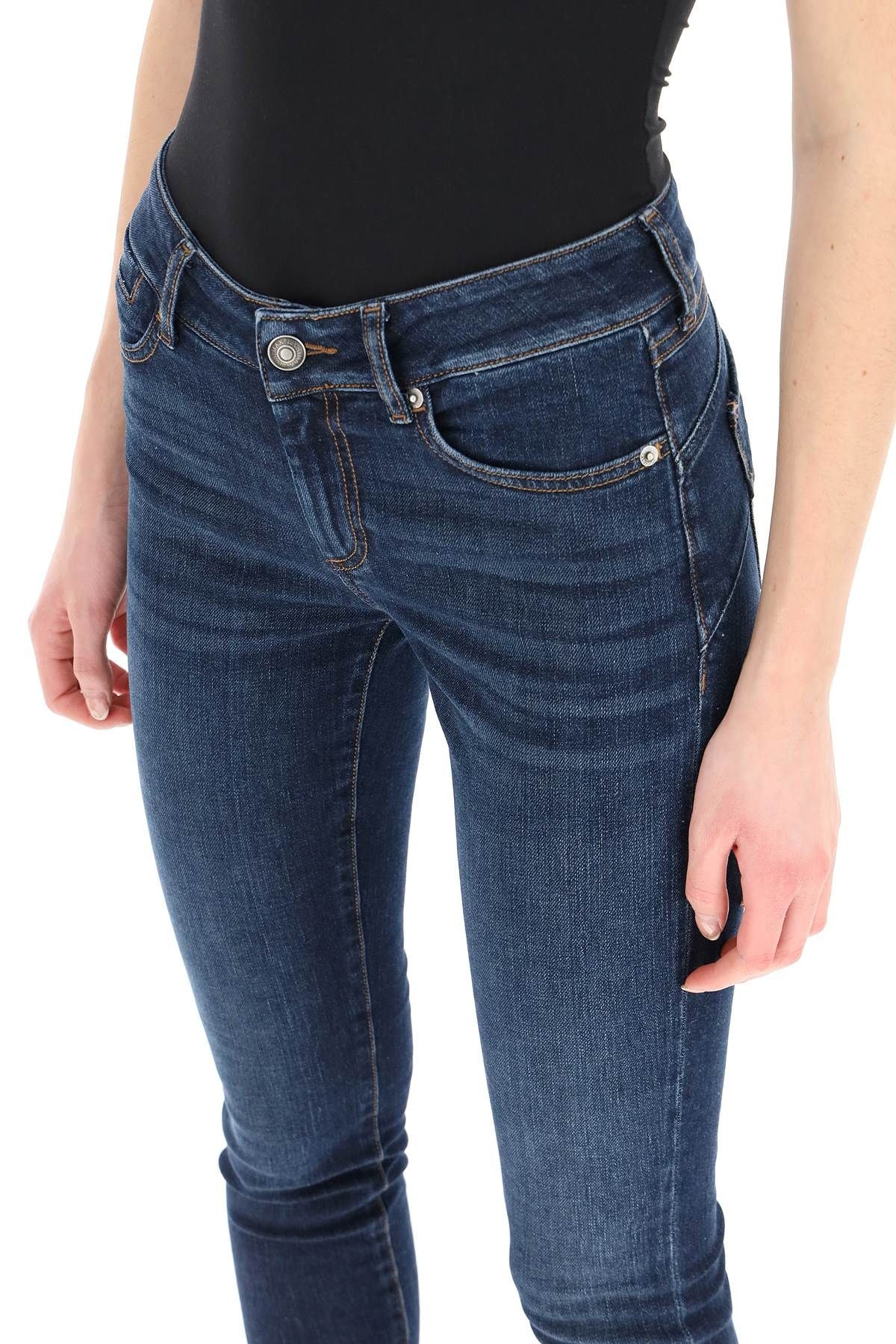 SKINNY JEANS IN INDIGO DENIM - 5