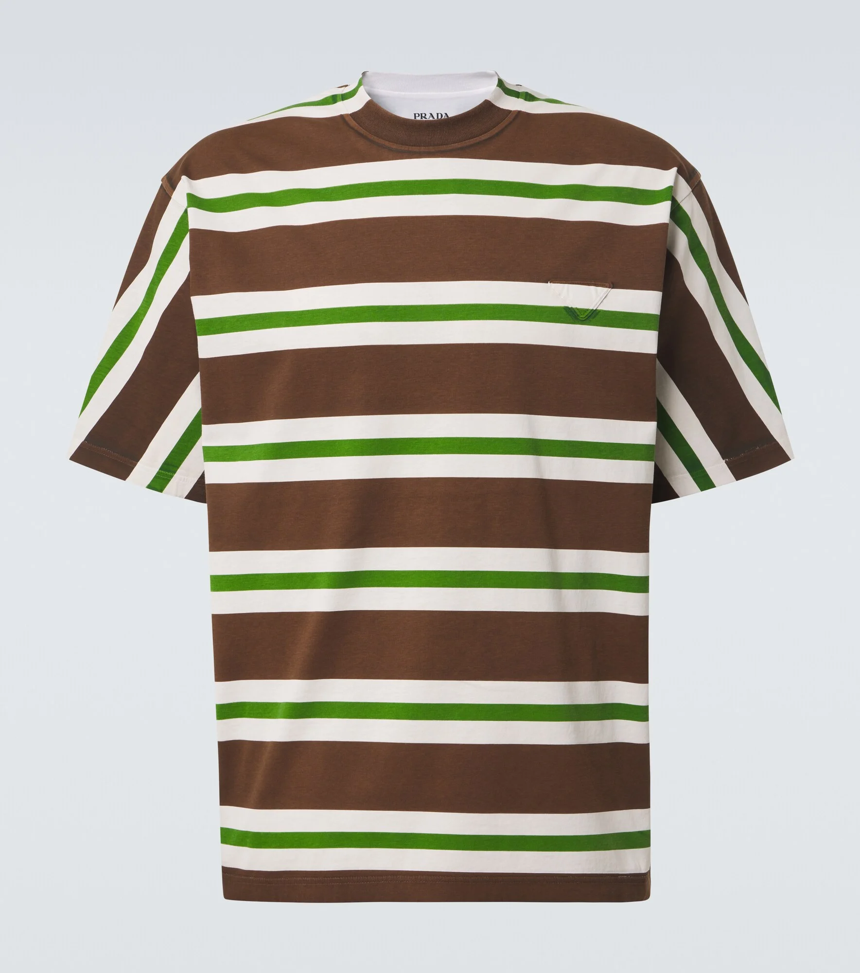 Striped cotton jersey T-shirt - 1