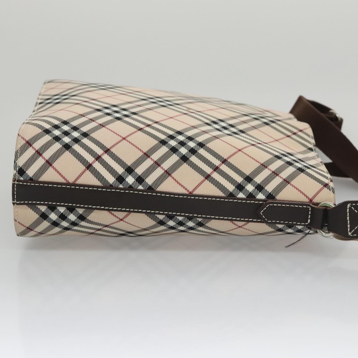 Burberry Nova Check Blue Label Shoulder Bag Canvas Beige - 3