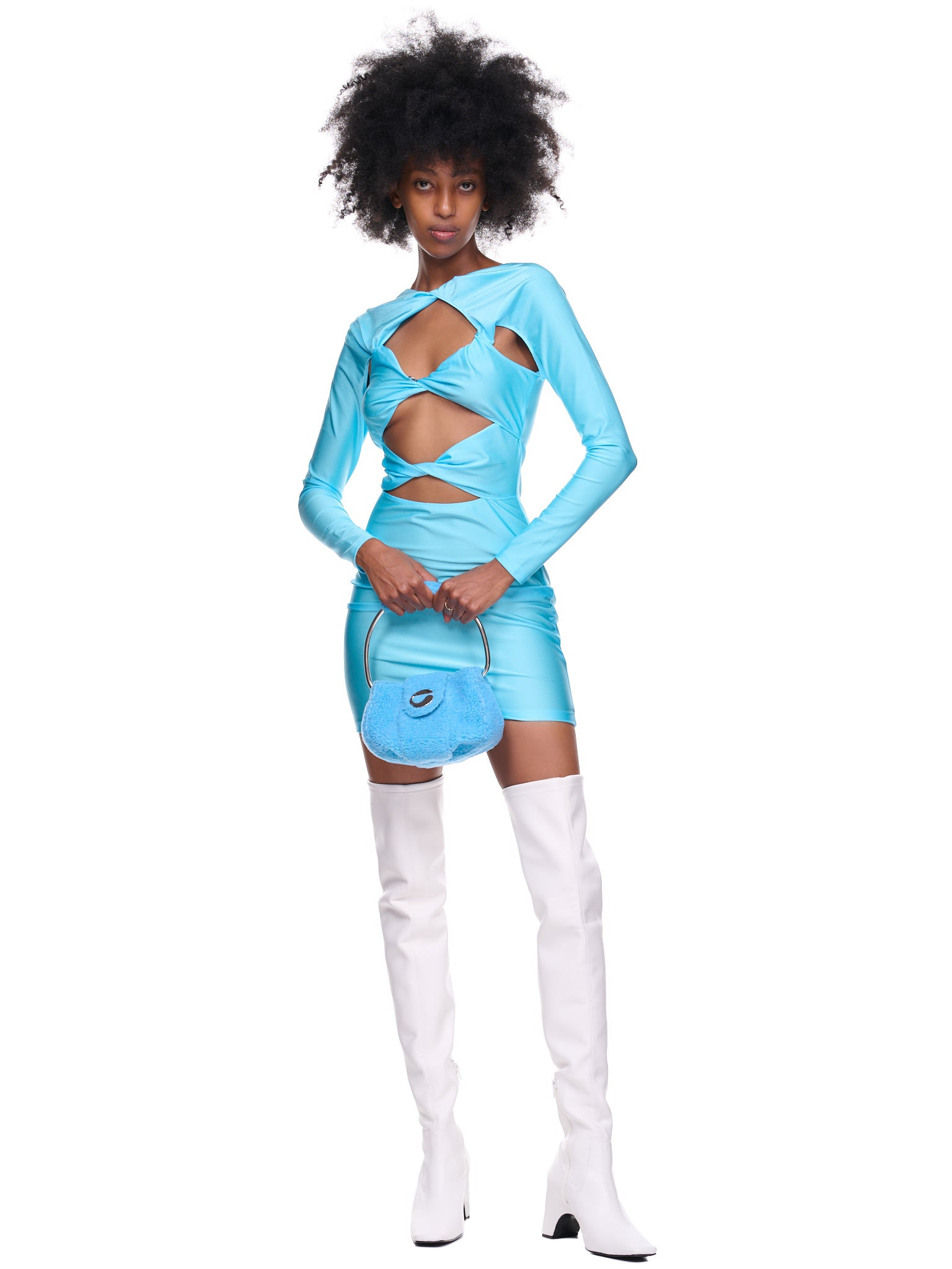 Cut-Out Jersey Dress - 7