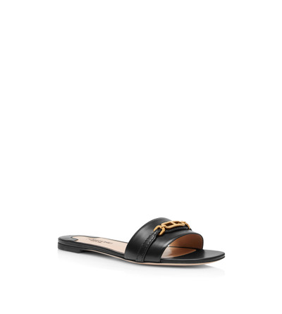 TOM FORD LEATHER WHITNEY SLIDE outlook