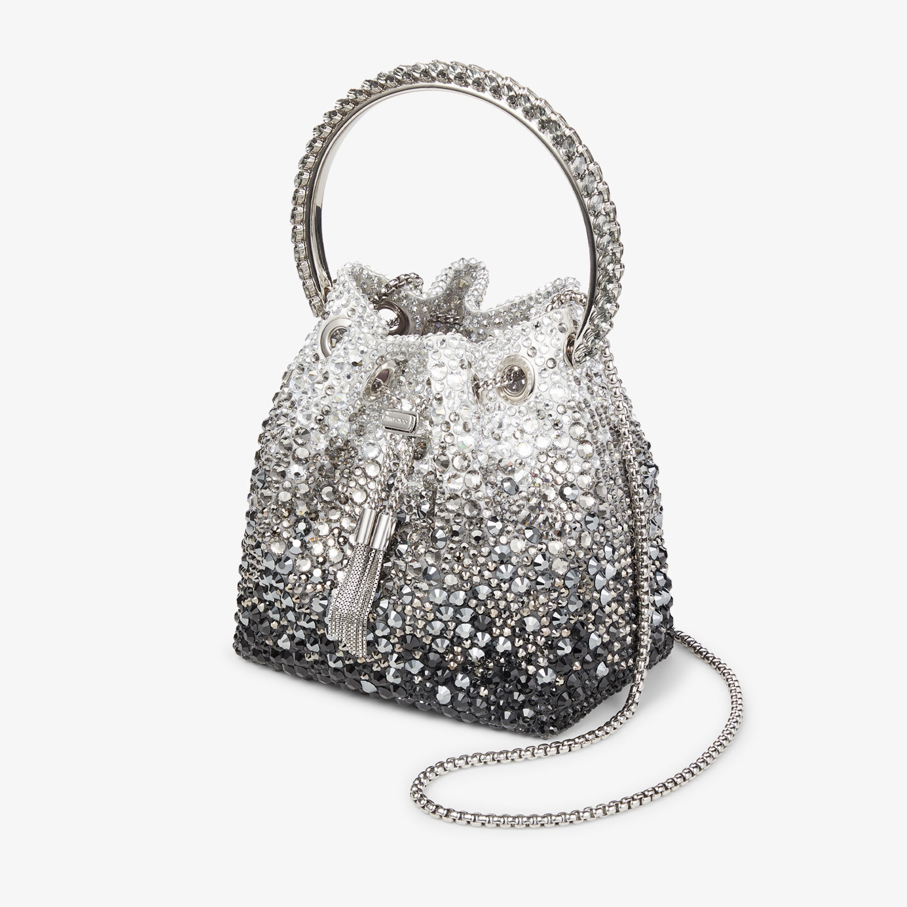 Bon Bon
Black Satin Bag with Crystals - 3