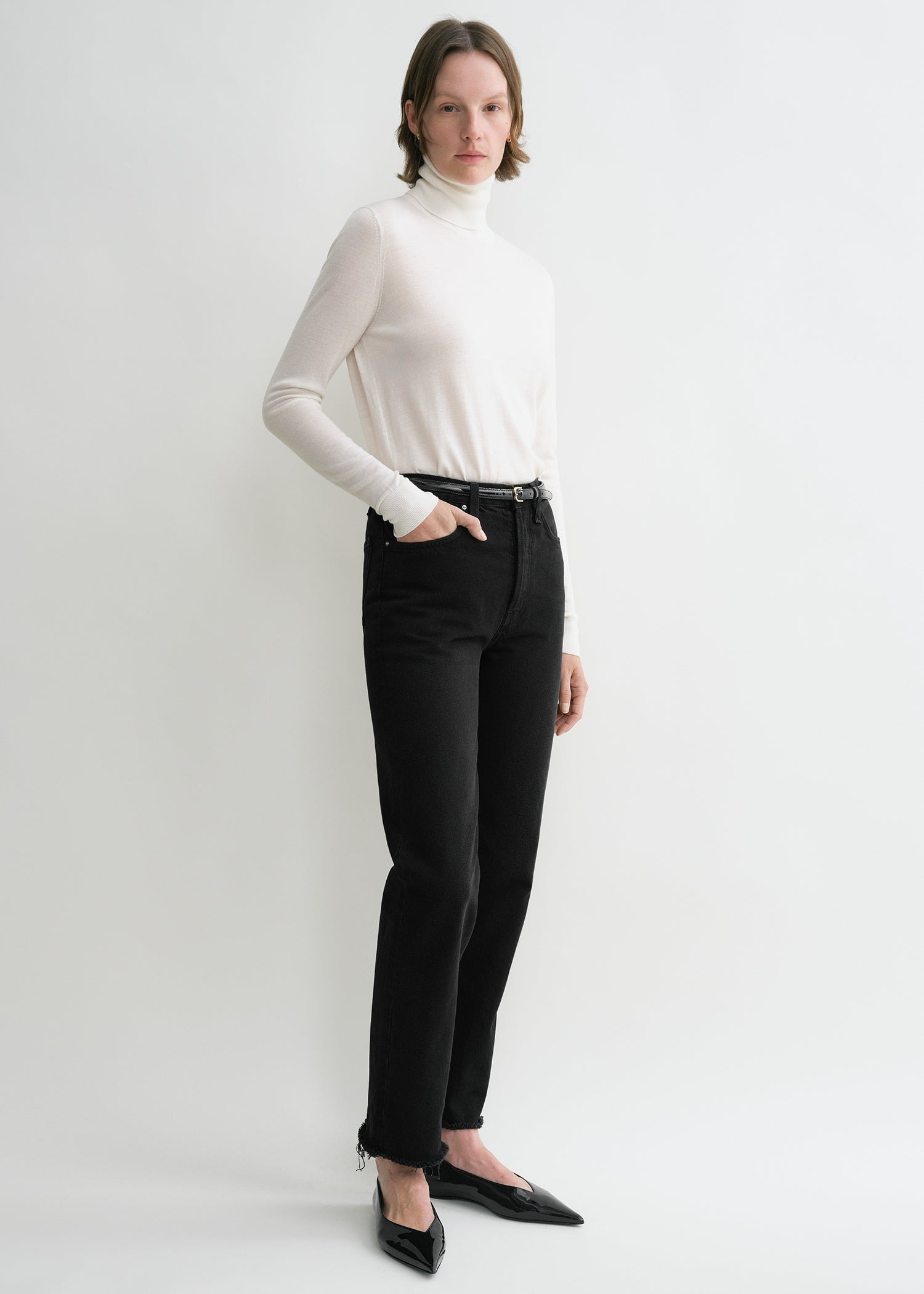 Classic cut denim black - 3