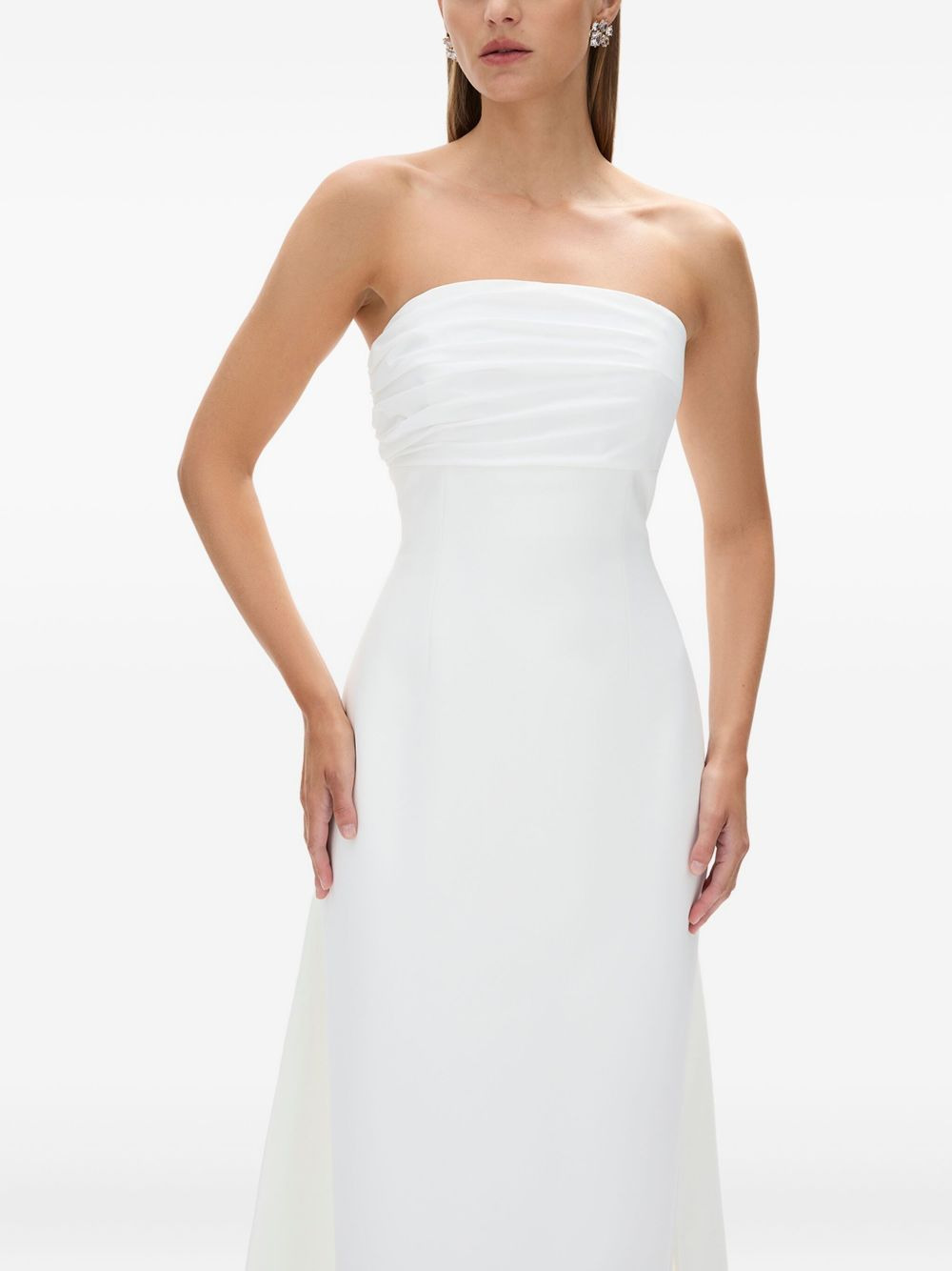 Arlo strapless pleated gown - 5