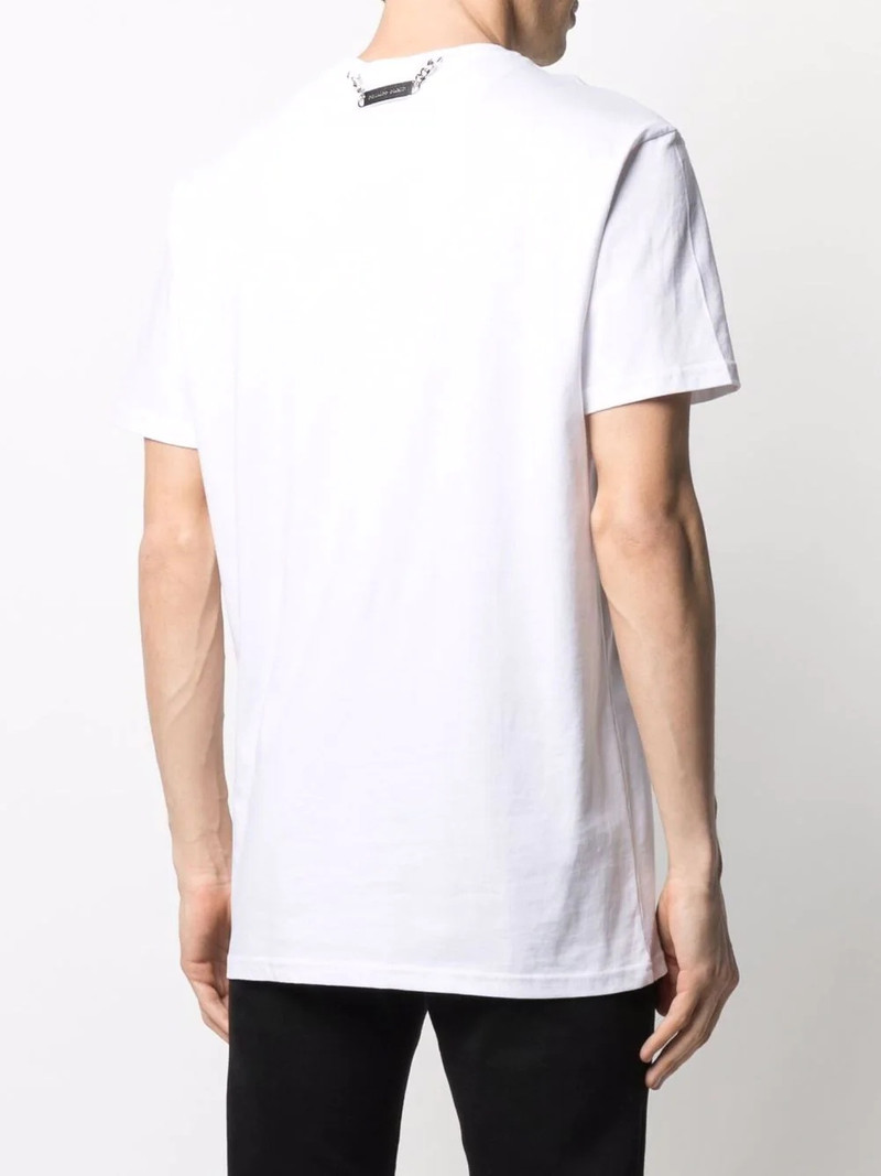 skull-print logo T-shirt 4