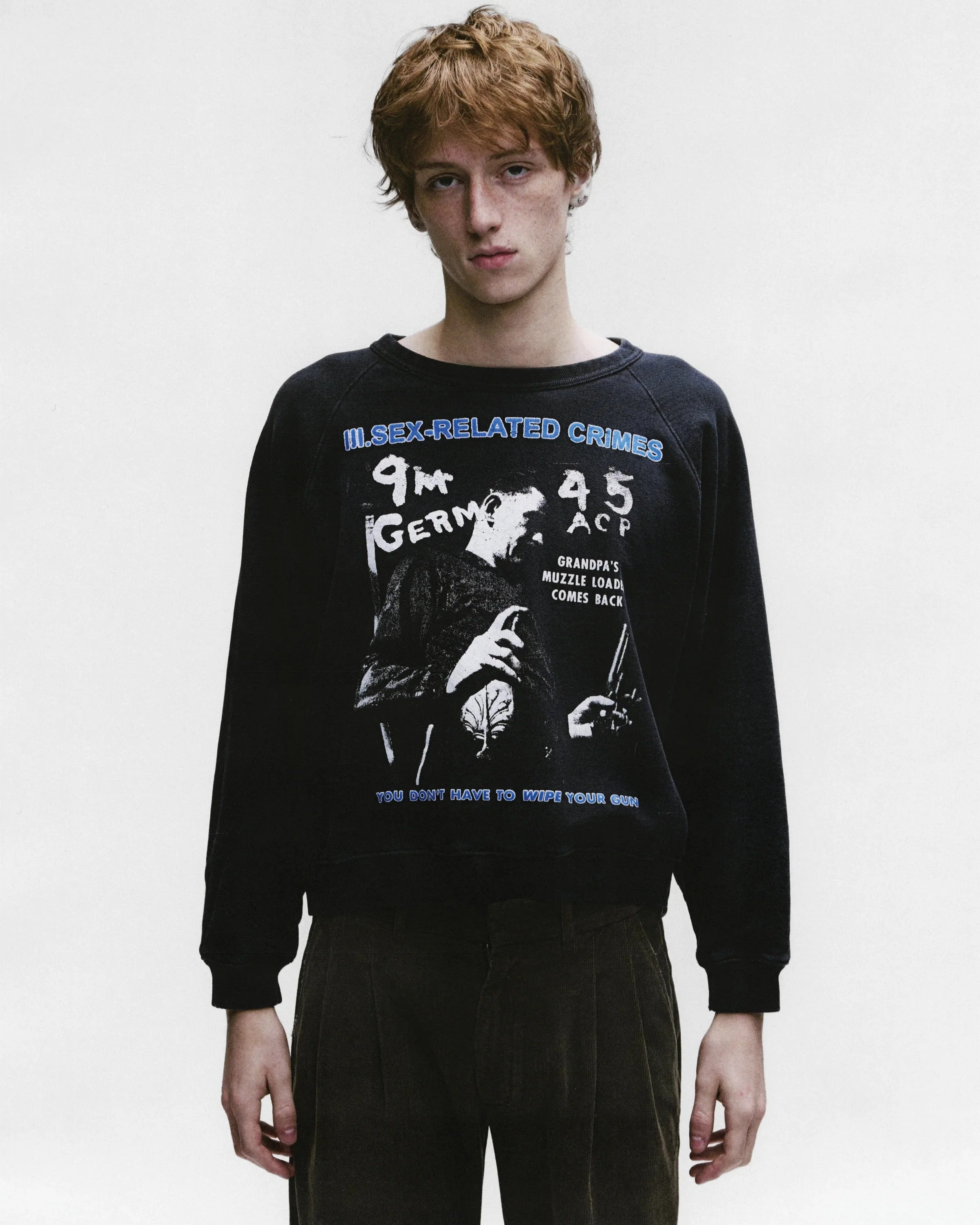 ENFANTS RICHES DEPRIMES - Men Sex-Related Crimes Raglan Sweatshirt - 1