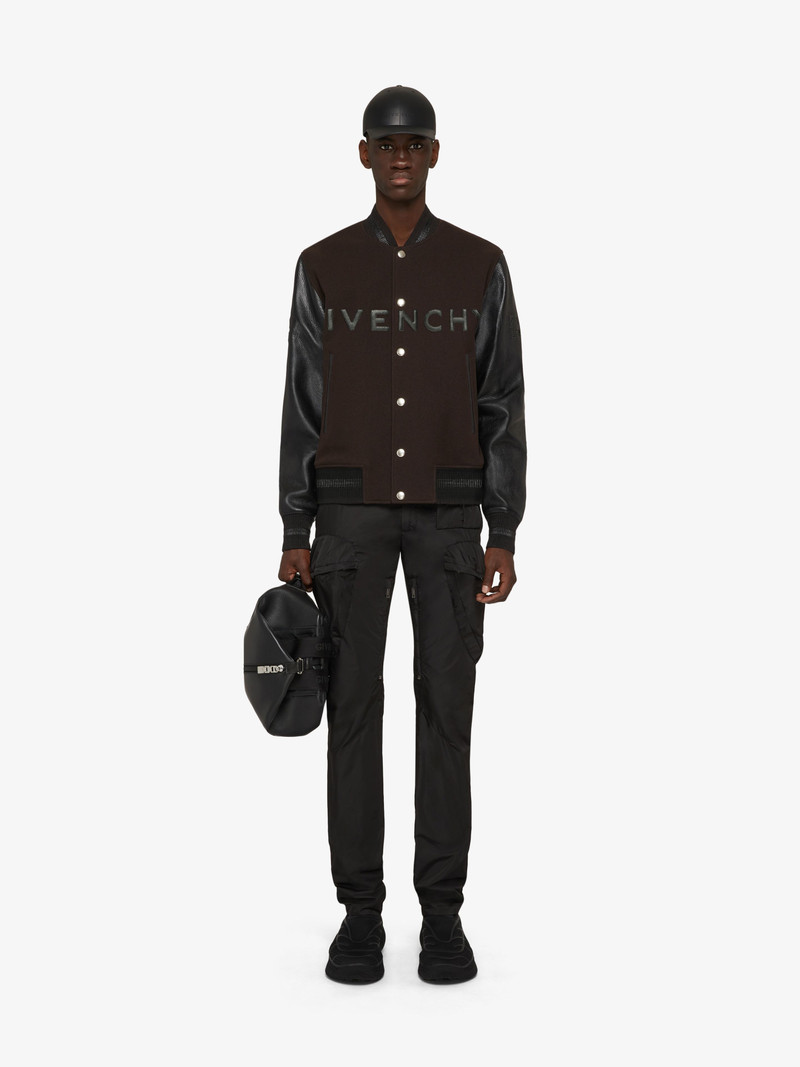 Givenchy VARSITY JACKET IN WOOL AND LEATHER outlook
