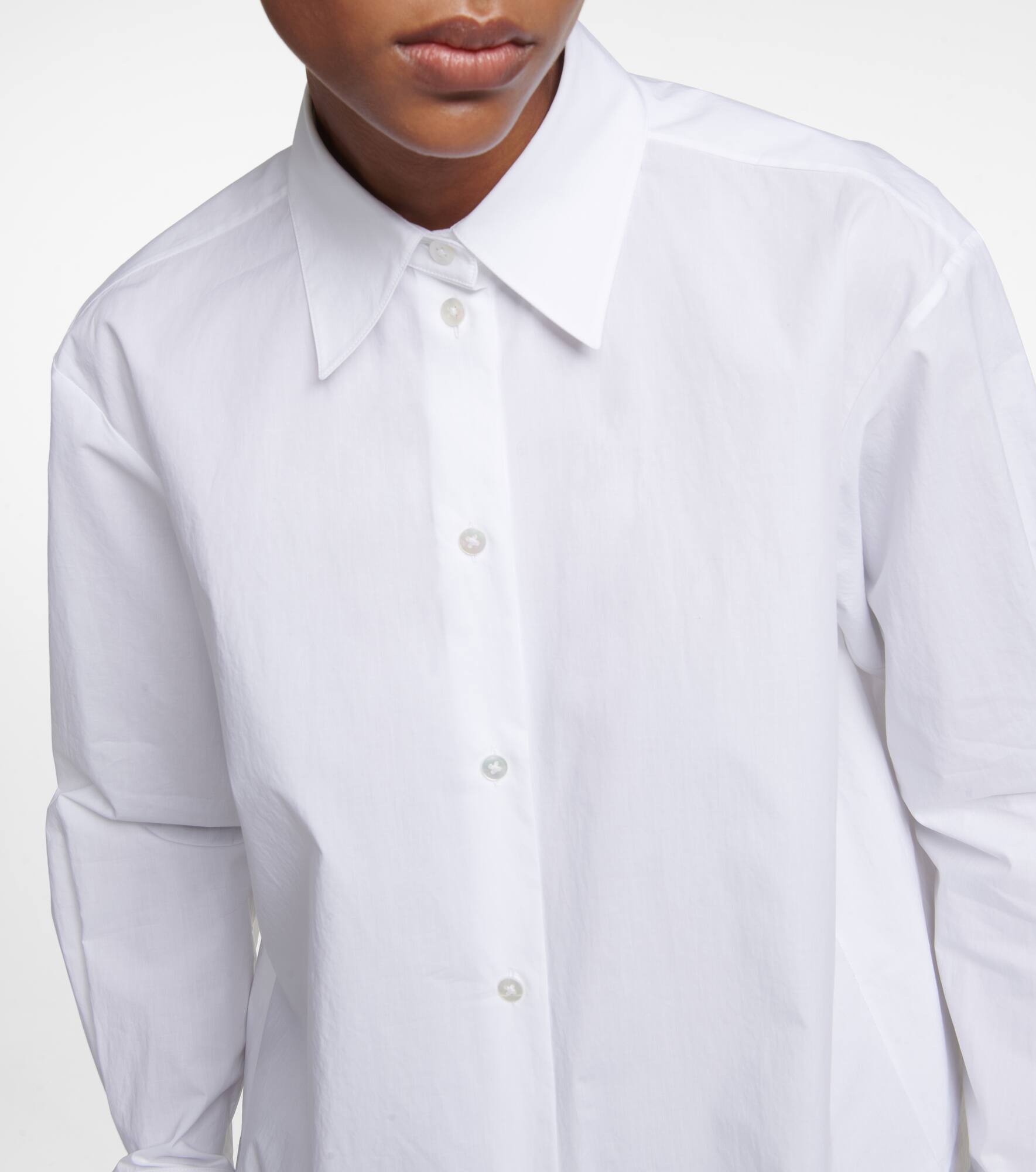 Astrea oversized cotton poplin shirt - 4