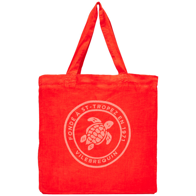 Linen Turtle Unisex Tote Bag - 2