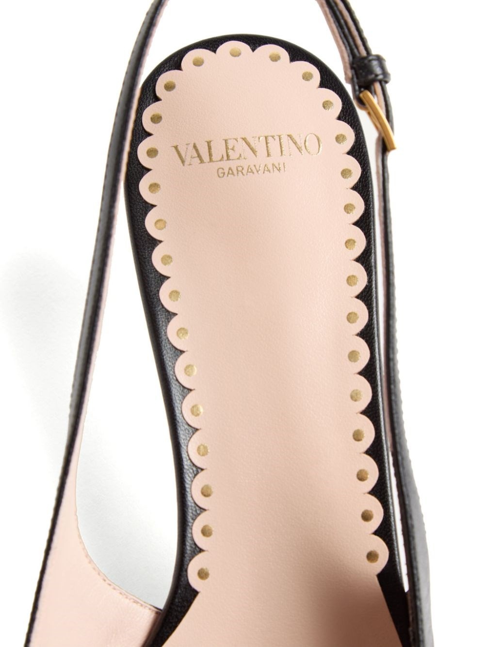 Leather slingback pumps - 4