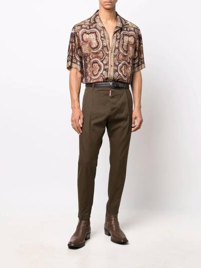 DSQUARED2 cropped tapered chinos outlook