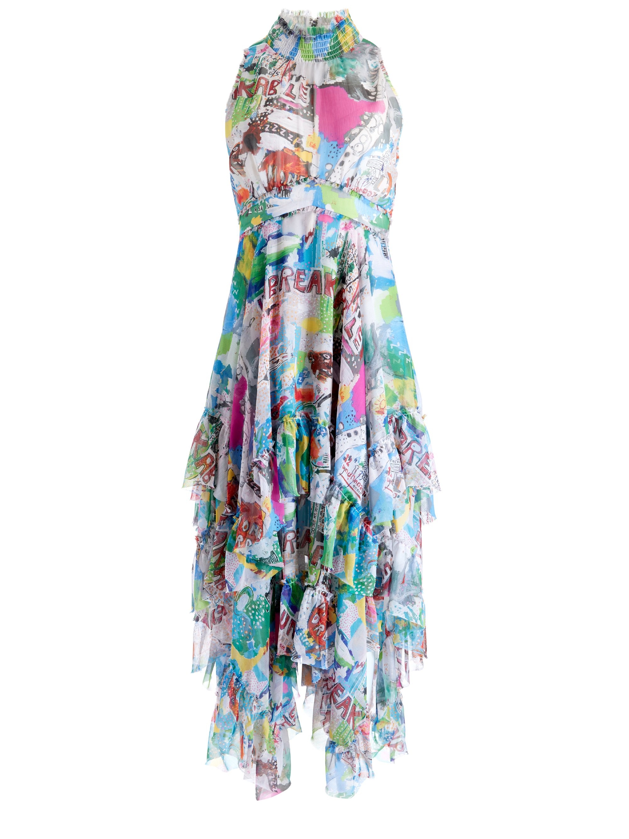 A+O X BASQUIAT EVELYN MAXI DRESS - 1