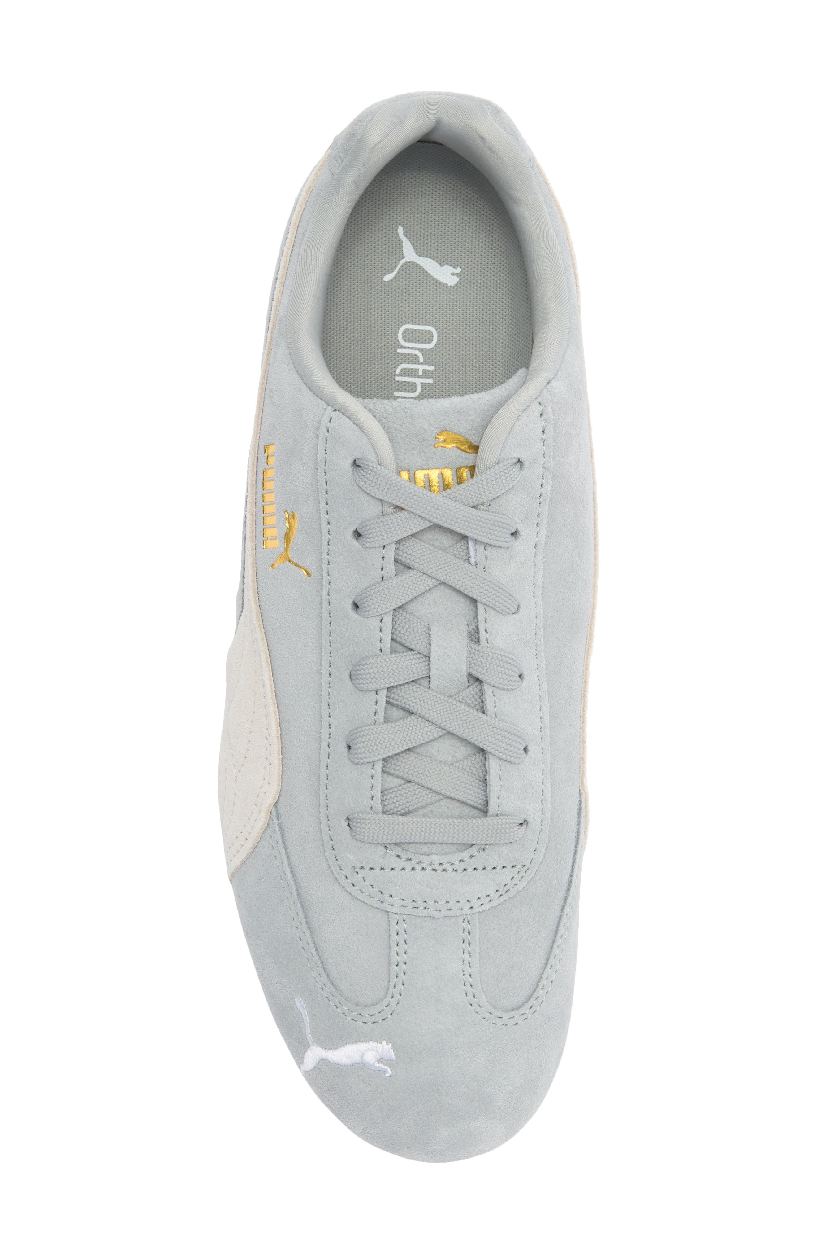 PUMA Speedcat OG Sneaker in Cool Mid Gray/Puma White at Nordstrom - 5