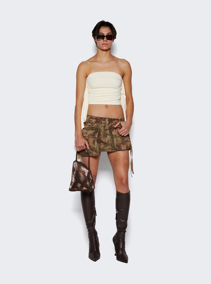 THE ATTICO Cheope Stretch Boot 105mm Chocolate outlook