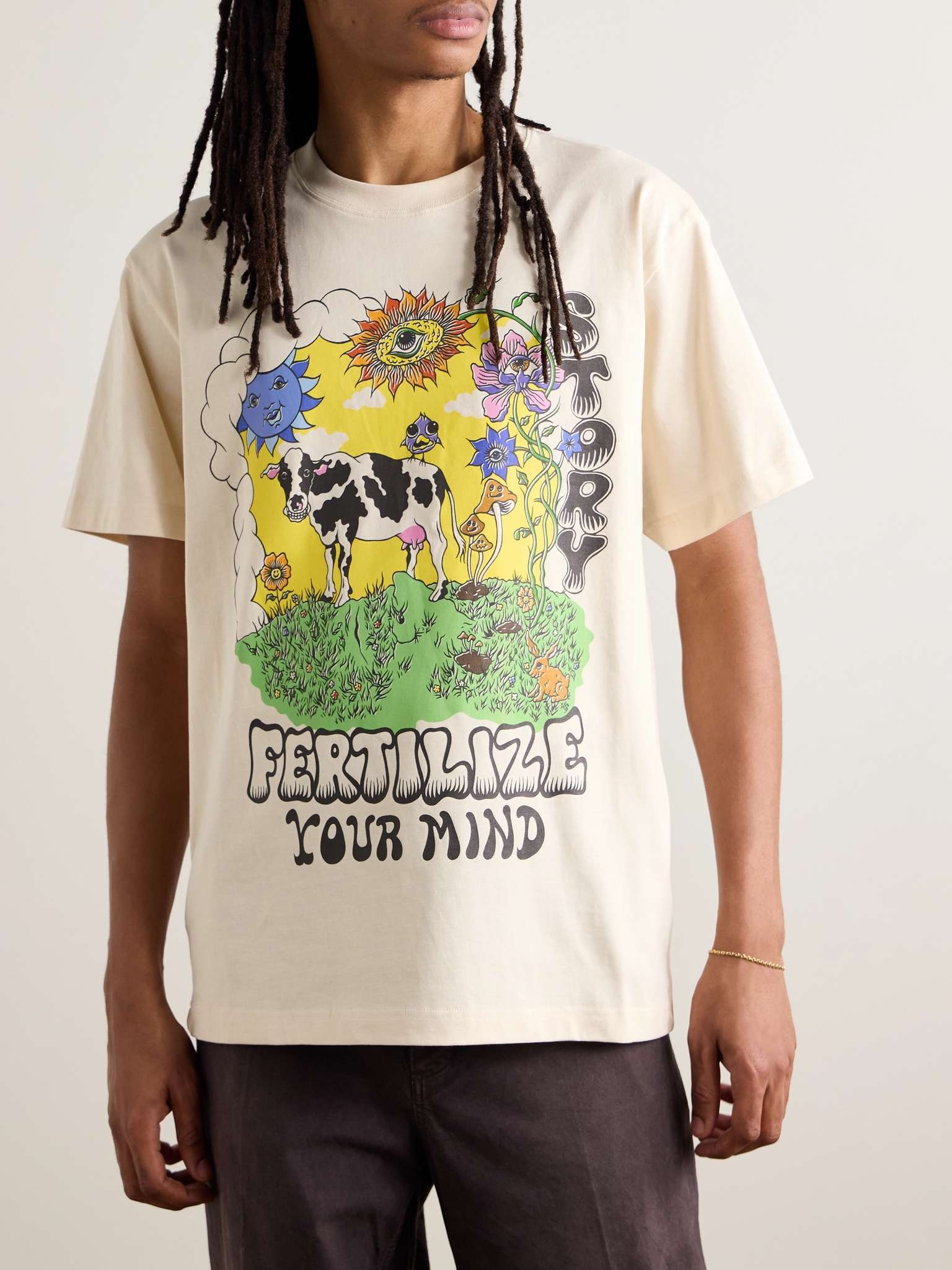 Grateful Logo-Print Organic Cotton-Jersey T-Shirt - 3