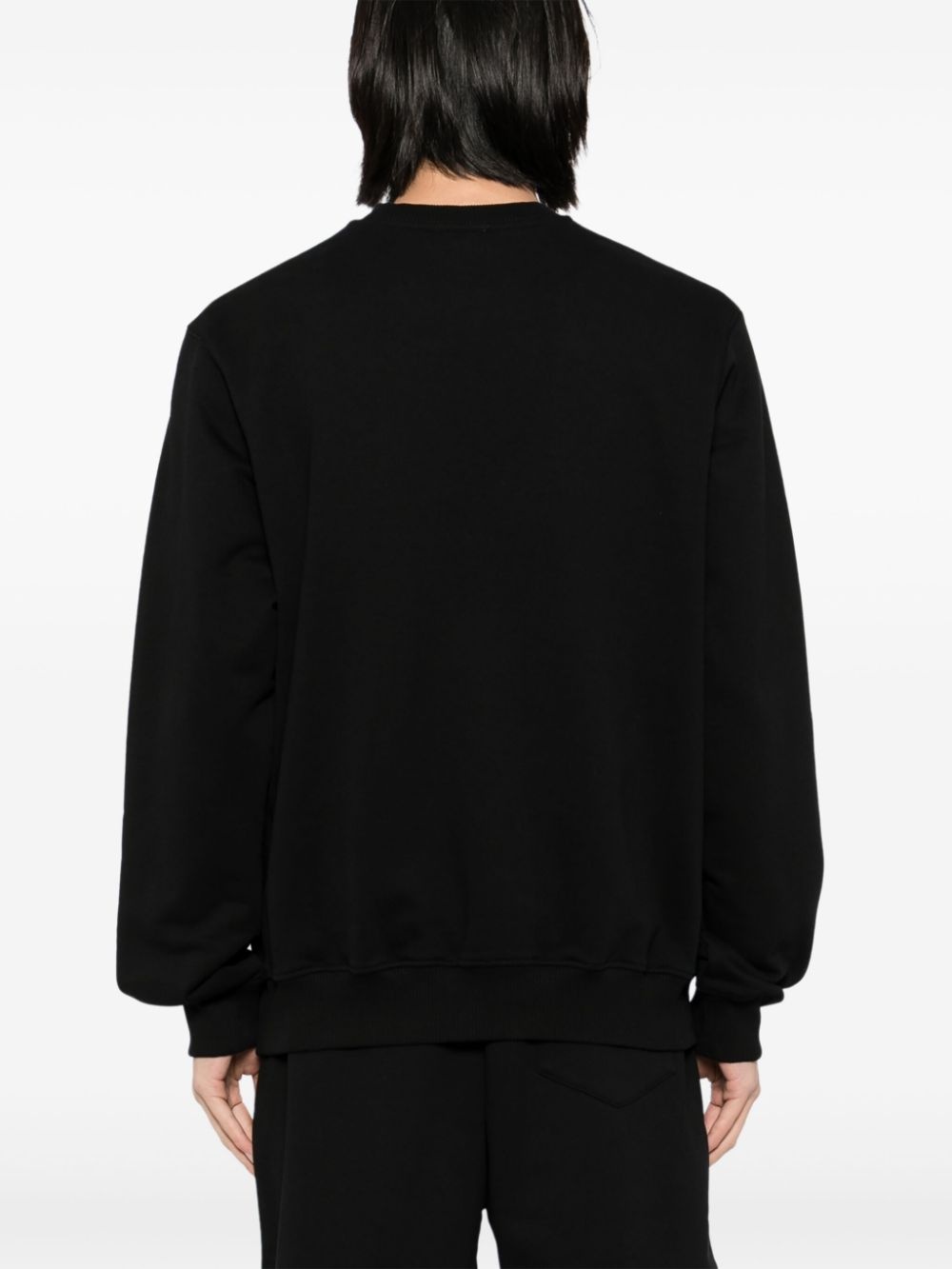 logo patched sweatshirt - 4