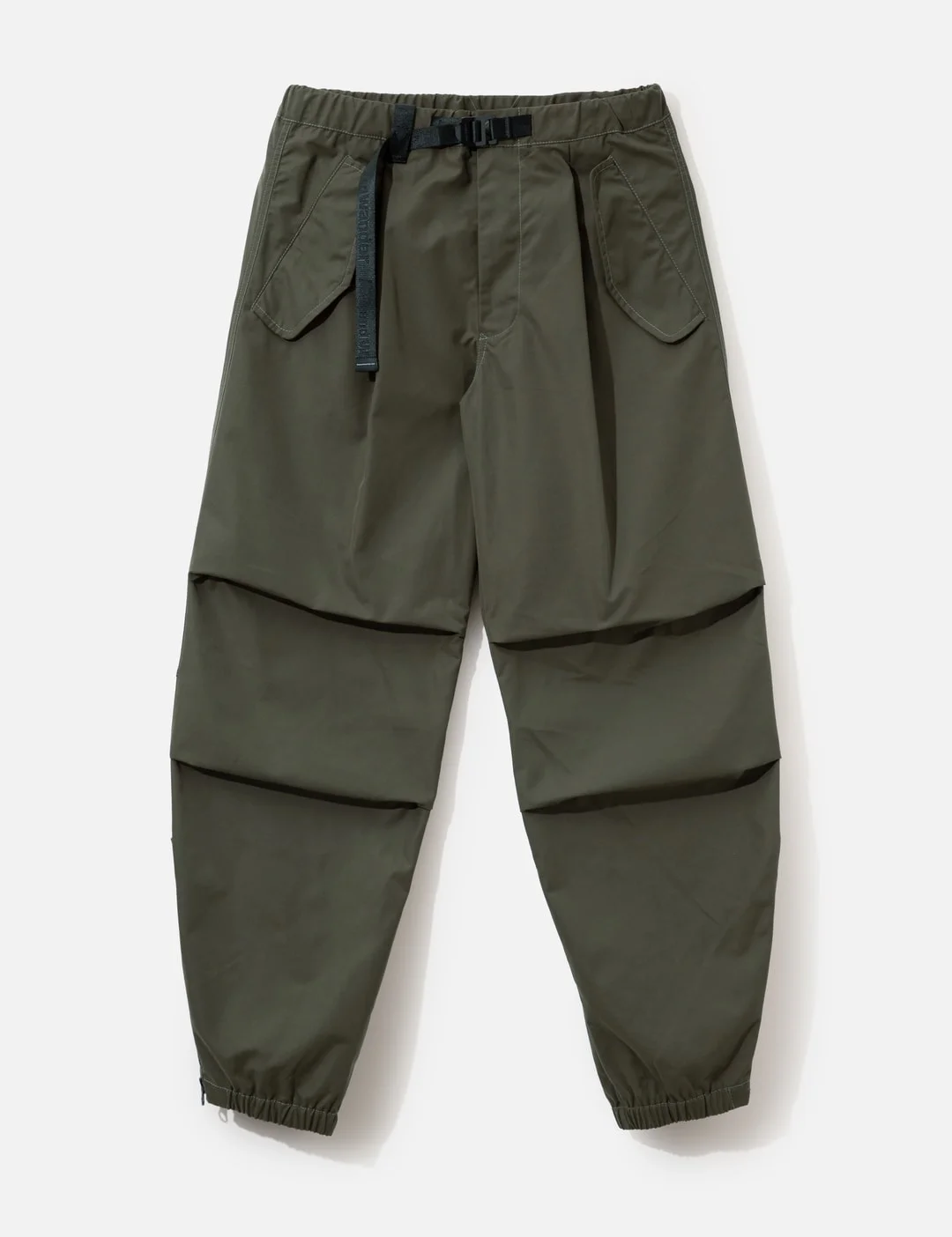 HIGH COUNT CLOTH SIDE ZIP HEM PANTS - 1