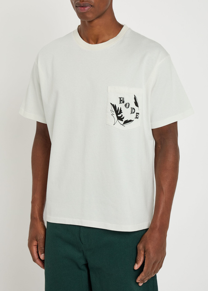 BODE Bode Beaded Cotton T-shirt outlook