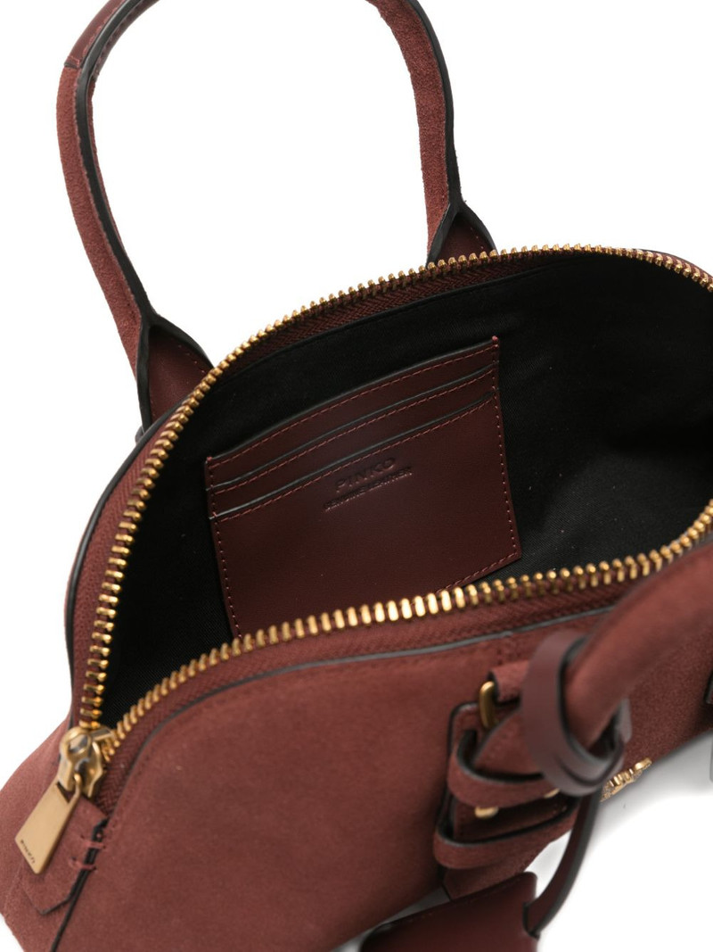 suede bowling tote bag 5