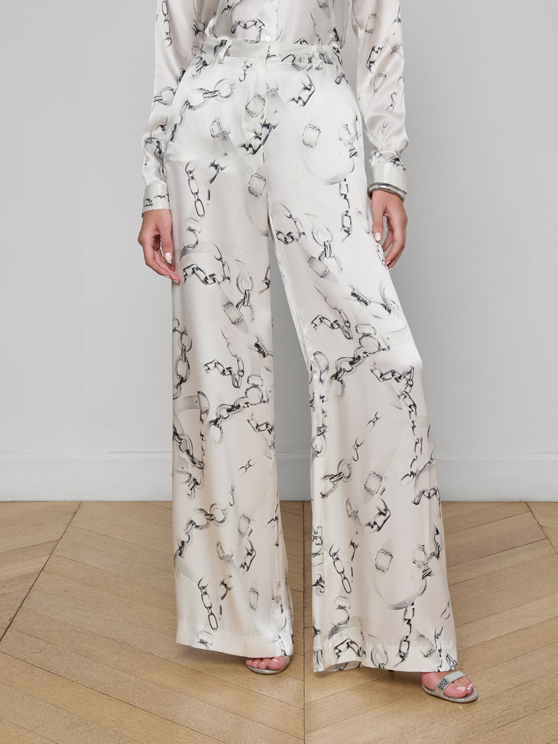 Gavin Silk Wide-Leg Pant 3