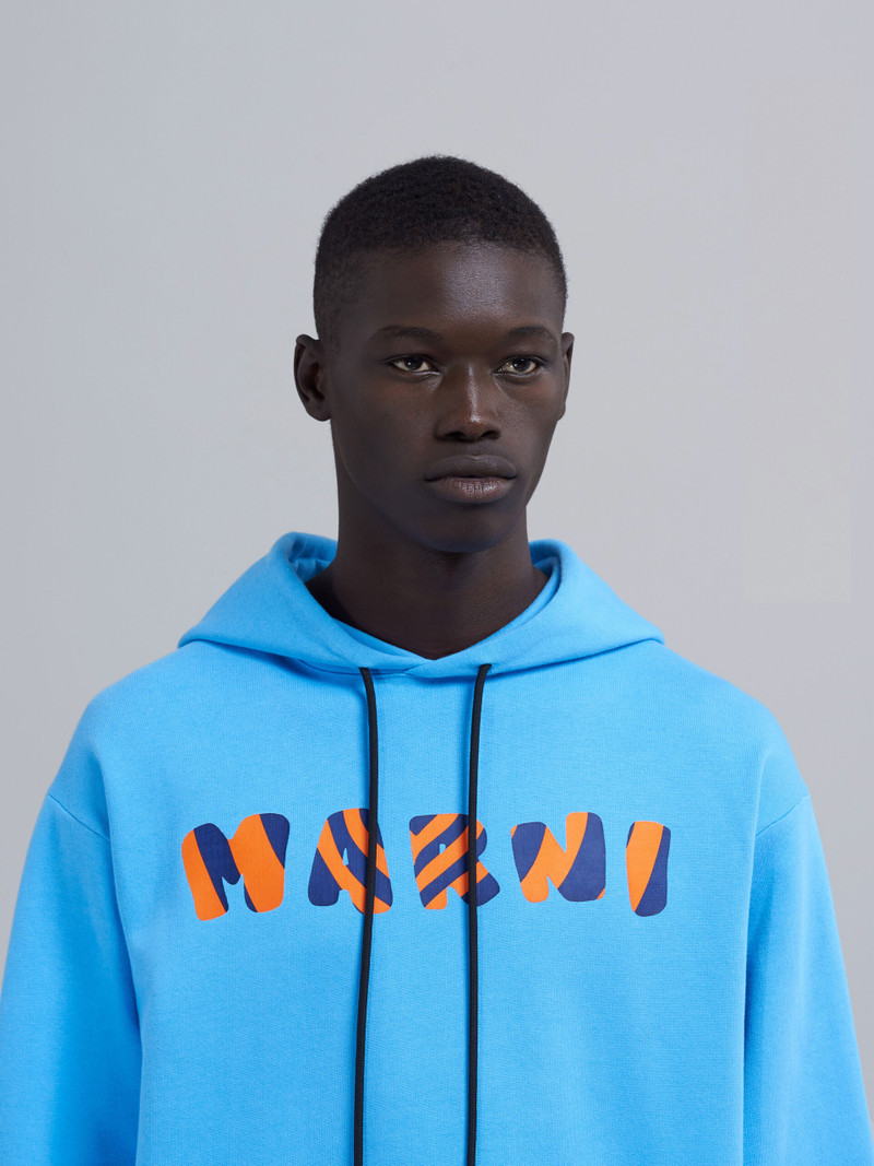 LOGO PRINT BIO SWEATSHIRT COTTON HOODIE 4