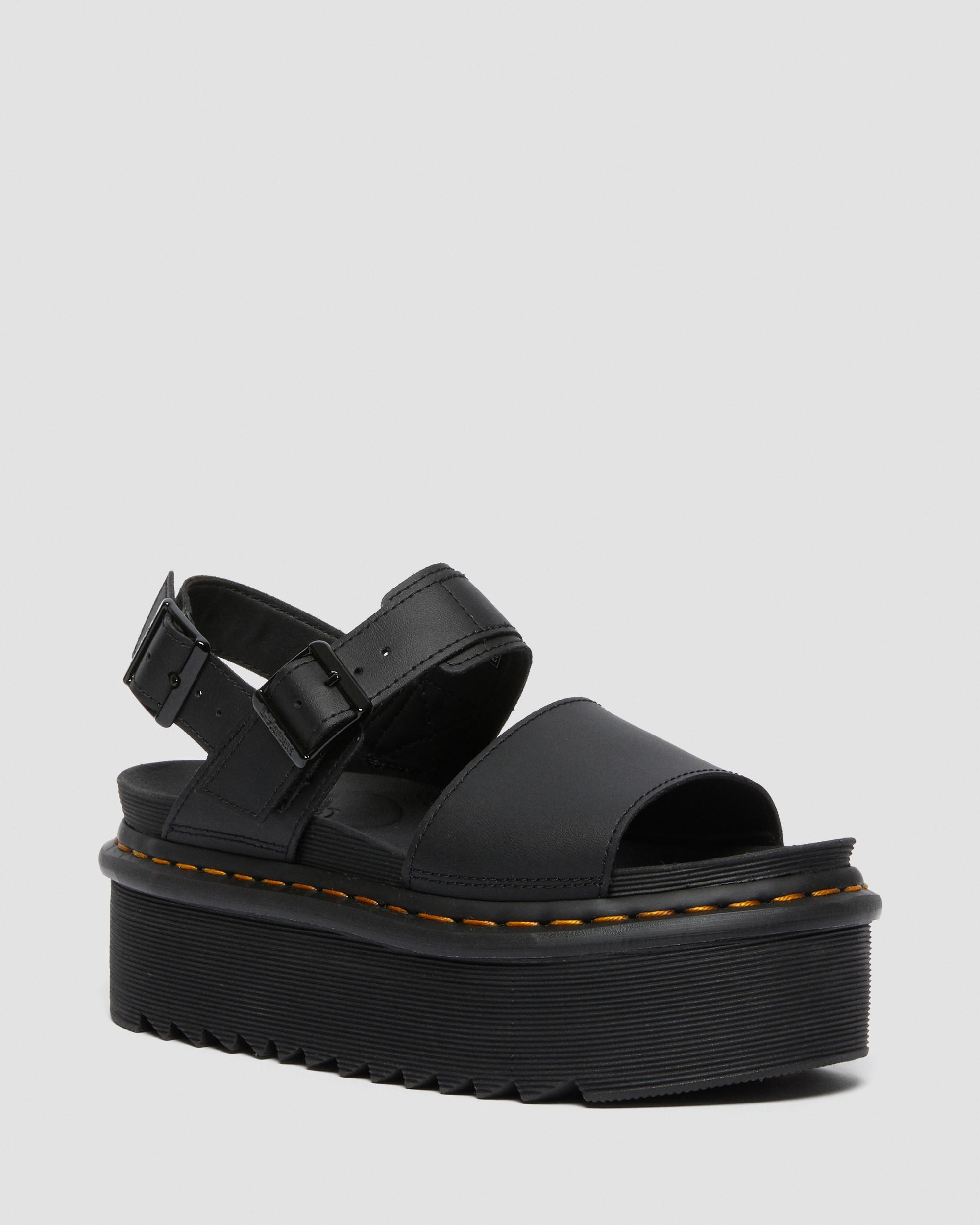 Voss Women's Leather Strap Platform Sandals - 2