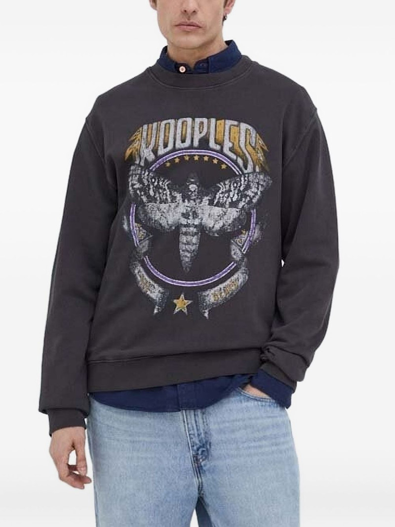 moth-print sweatshirt 1
