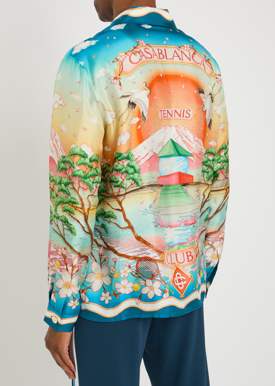 Casablanca Printed Silk-twill Shirt - 3