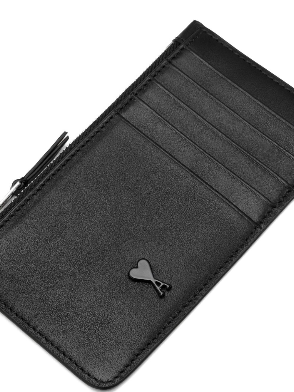 zipped heart-logo cardholder - 3