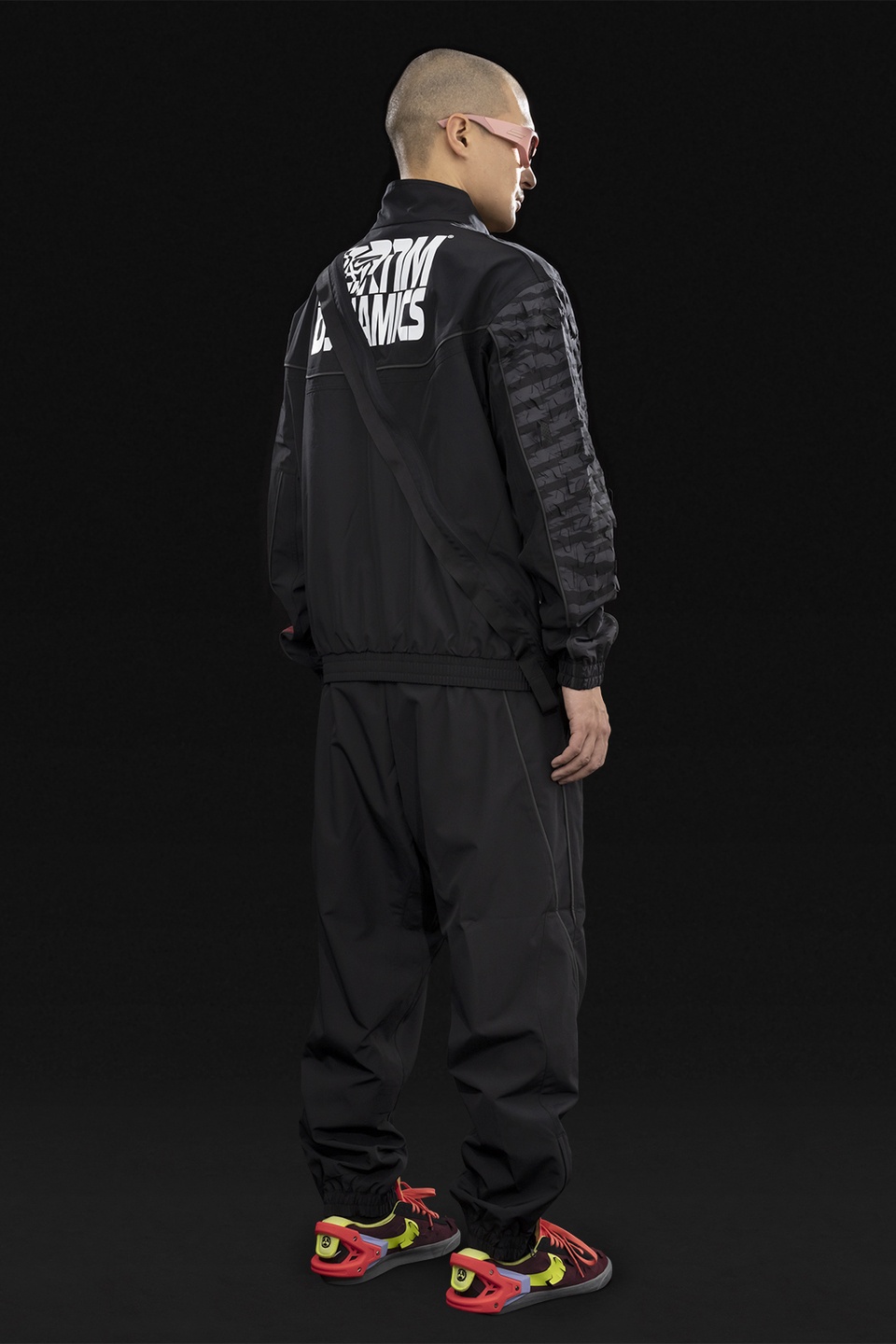 GGG-J2-010 Nike® Acronym® Track Jacket Woven Black/Black - 4