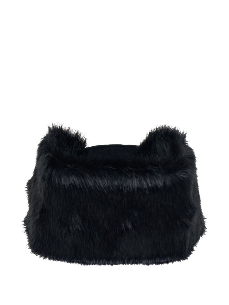 OPEN YY faux-fur hairband outlook