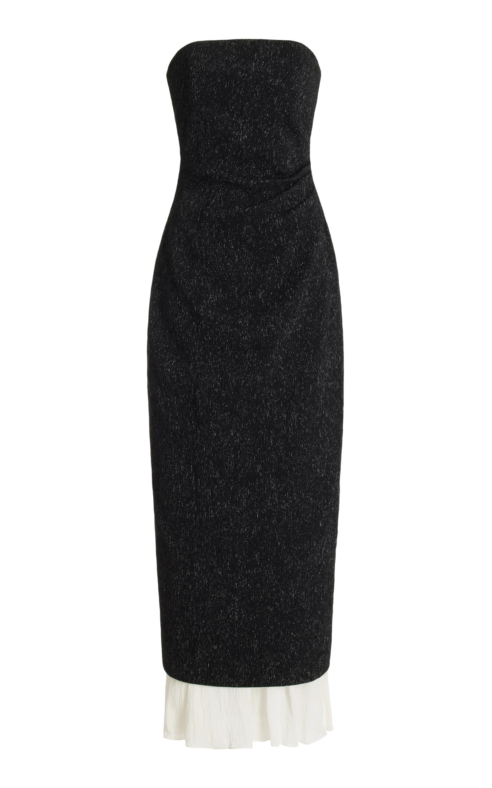 Aelin Glittered Maxi Dress black/white - 1