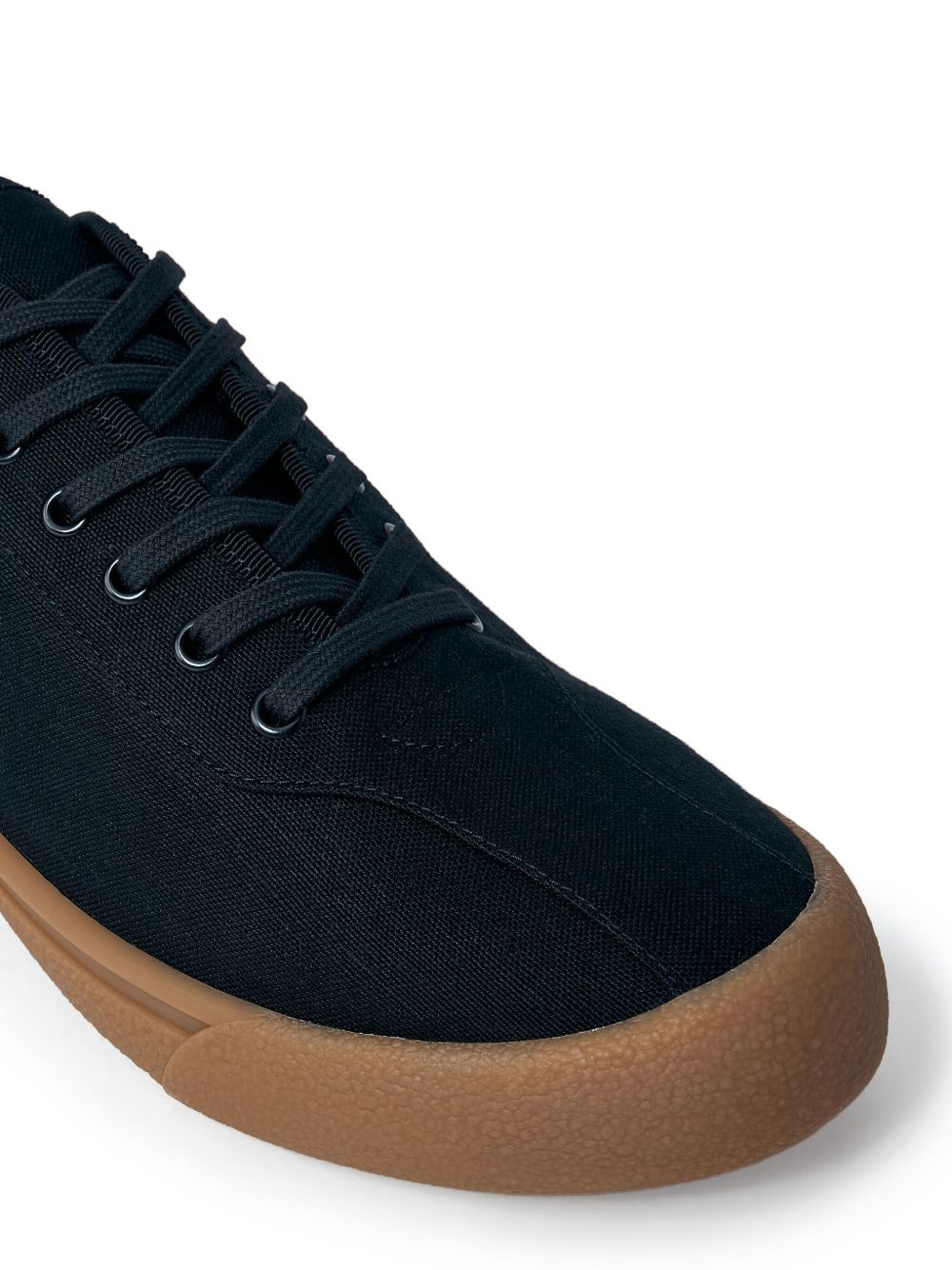 panelled lace-up sneakers - 4