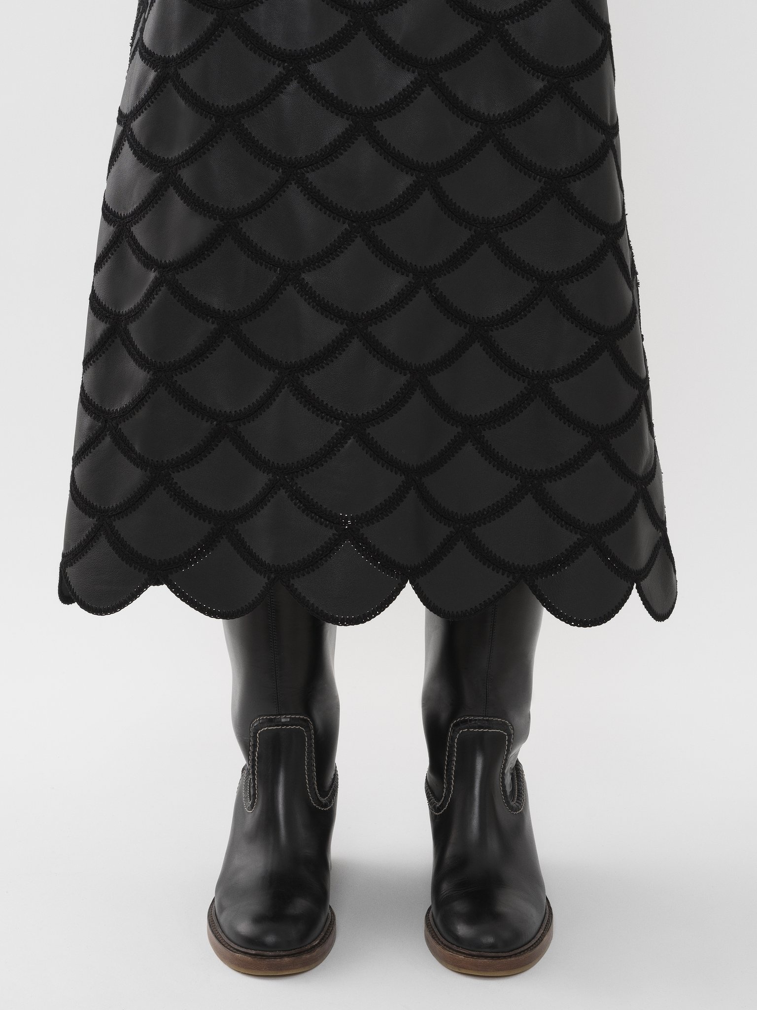 FLARED MAXI SKIRT - 6