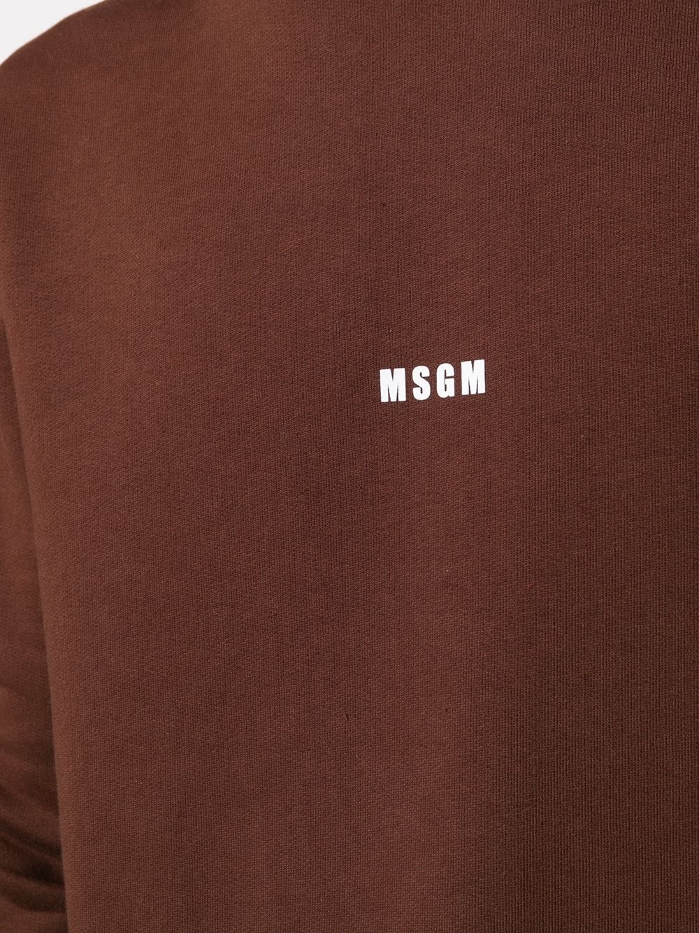 roll-neck logo print sweatshirt - 5