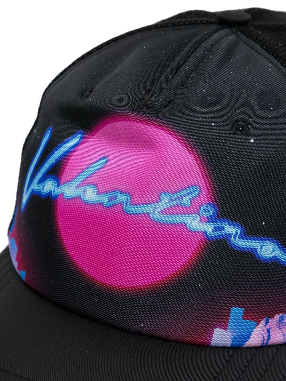 Neon logo mesh baseball cap - 2