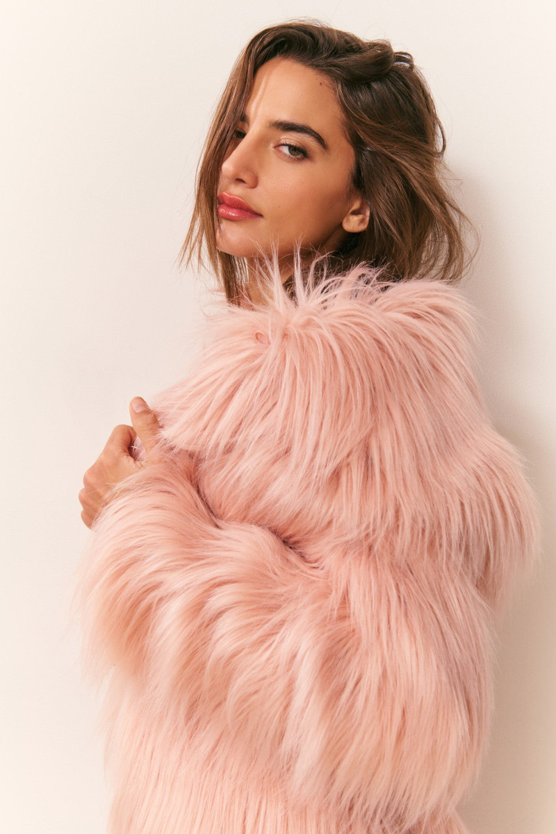 Valia Long Faux Fur Coat 6