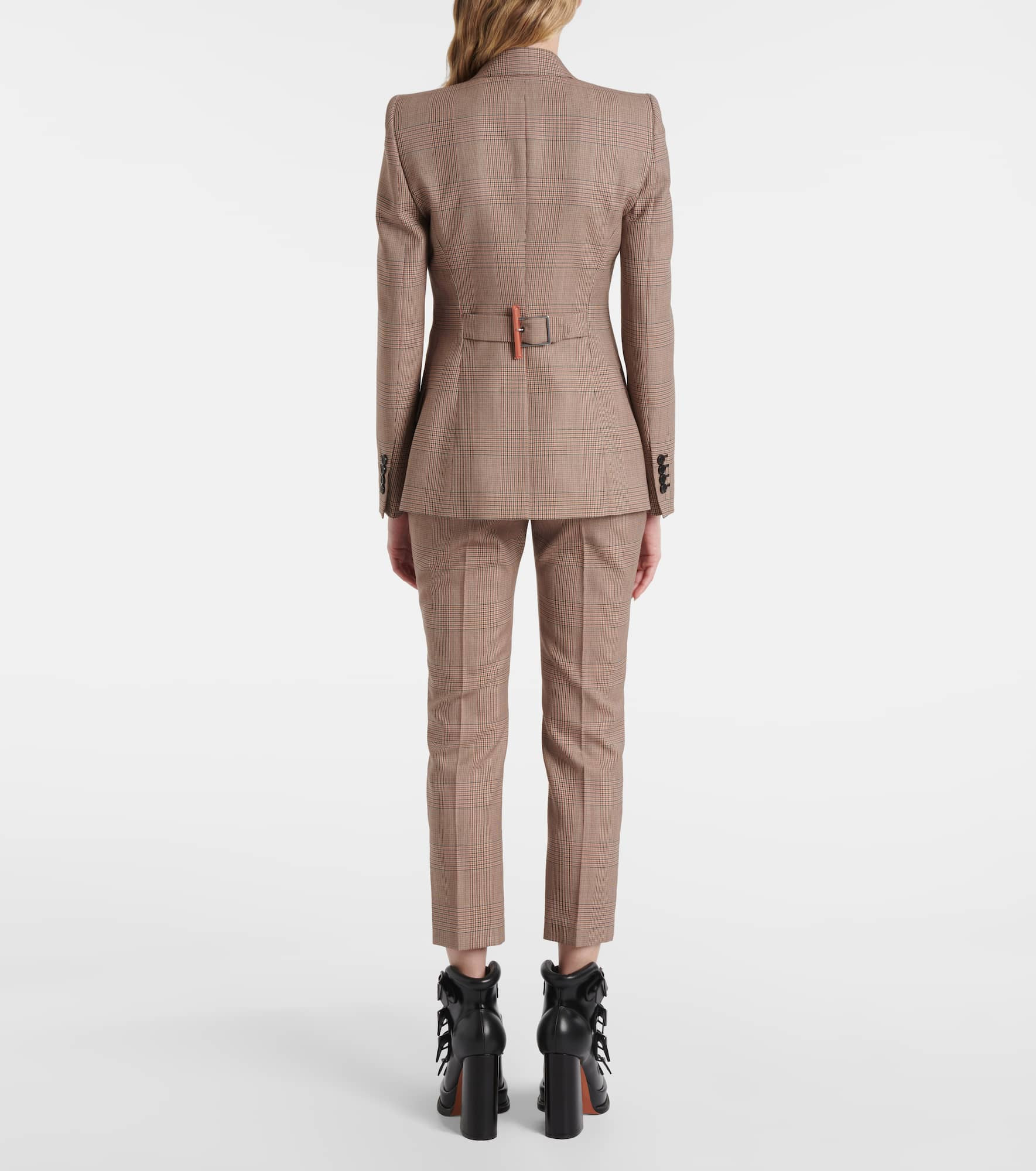Single-breasted wool blazer - 3