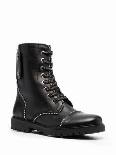 Zadig & Voltaire Joe lace-up ankle boots outlook