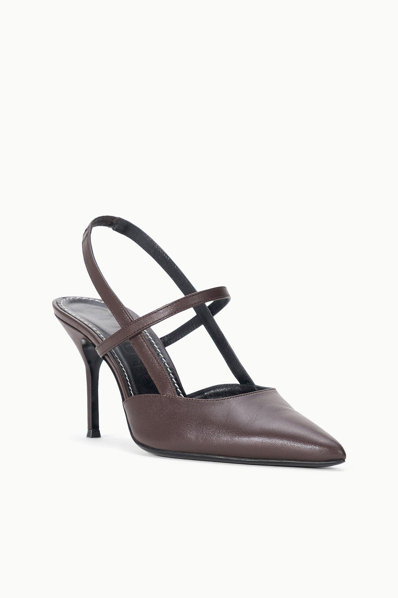 STAUD STAUD SEBASTIAN HIGH HEEL SLINGBACK ESPRESSO outlook