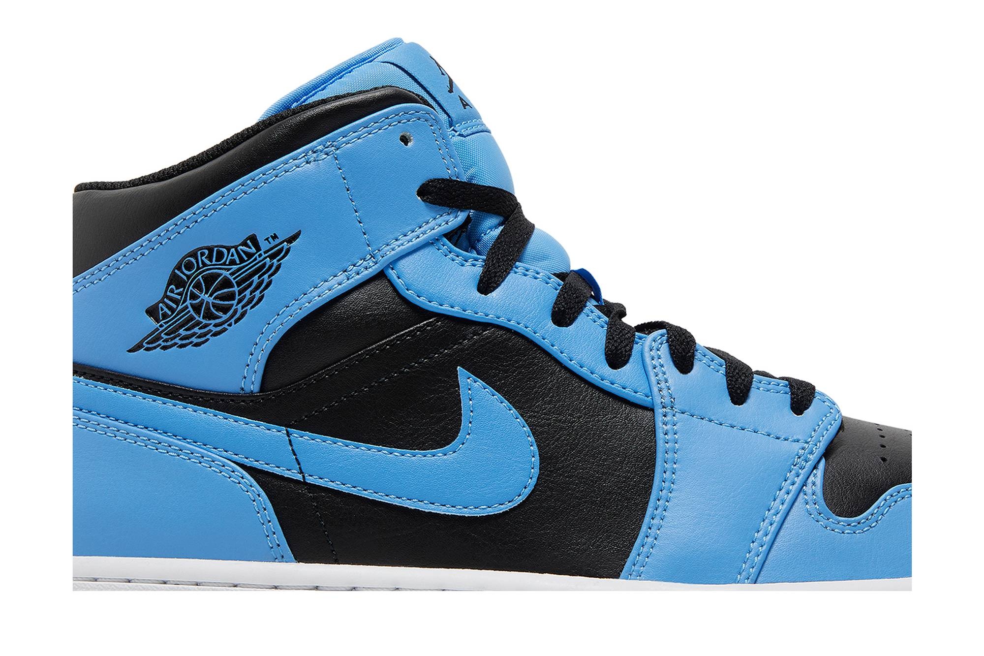 Air Jordan 1 Mid 'University Blue Black' - 2