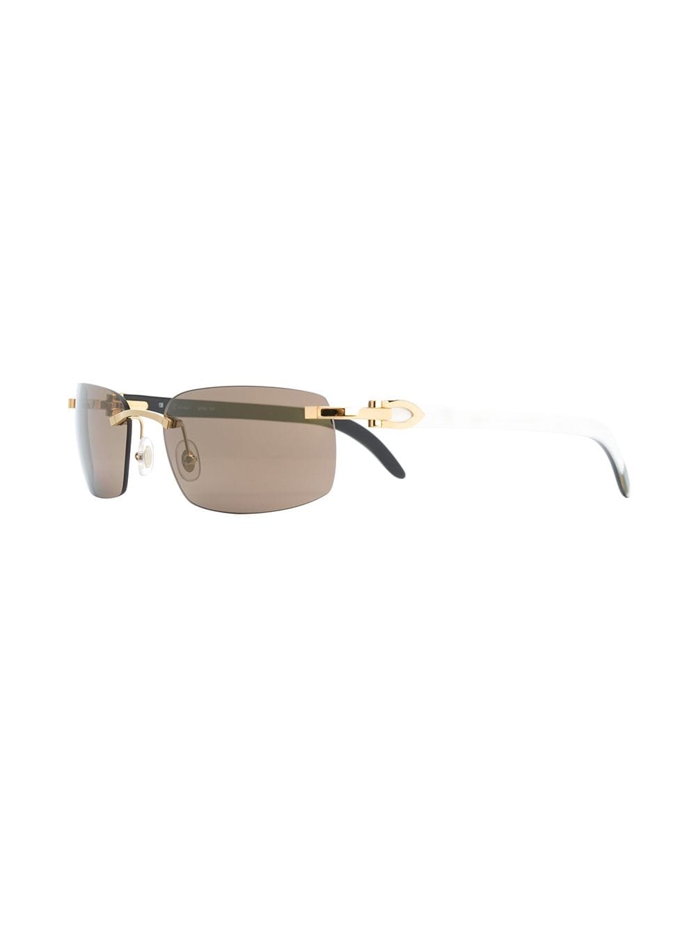 rimless tinted sunglasses - 2