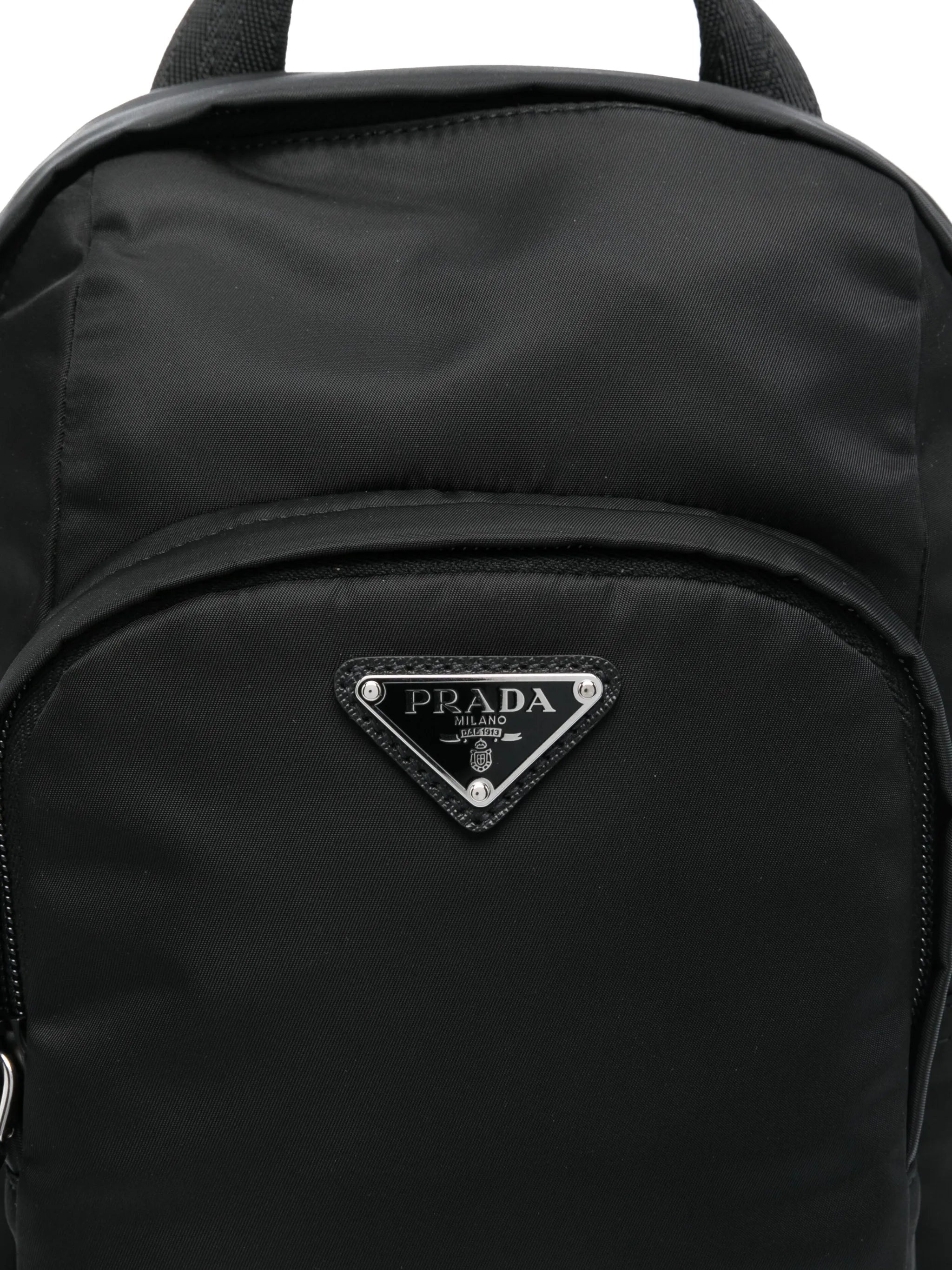 Prada Triangle-logo Backpack - 5