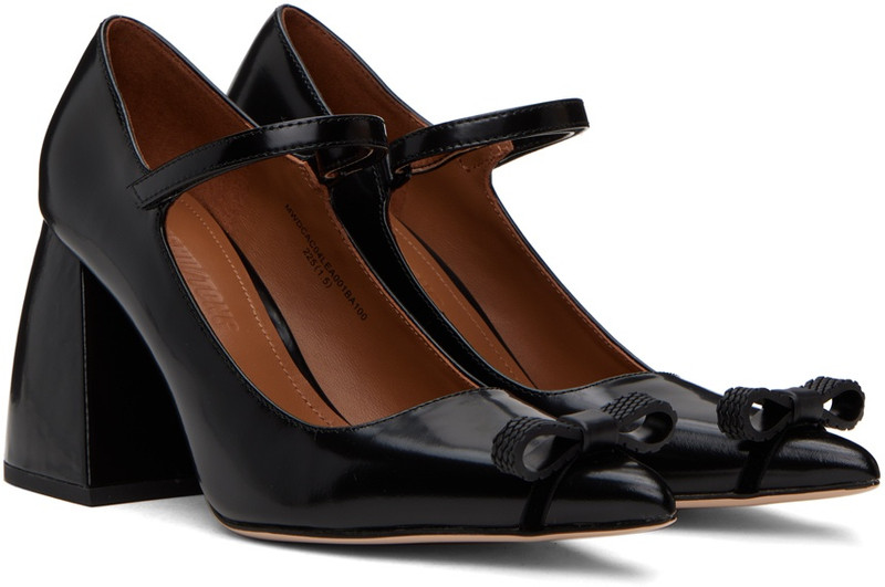 Black Bow Heels 4